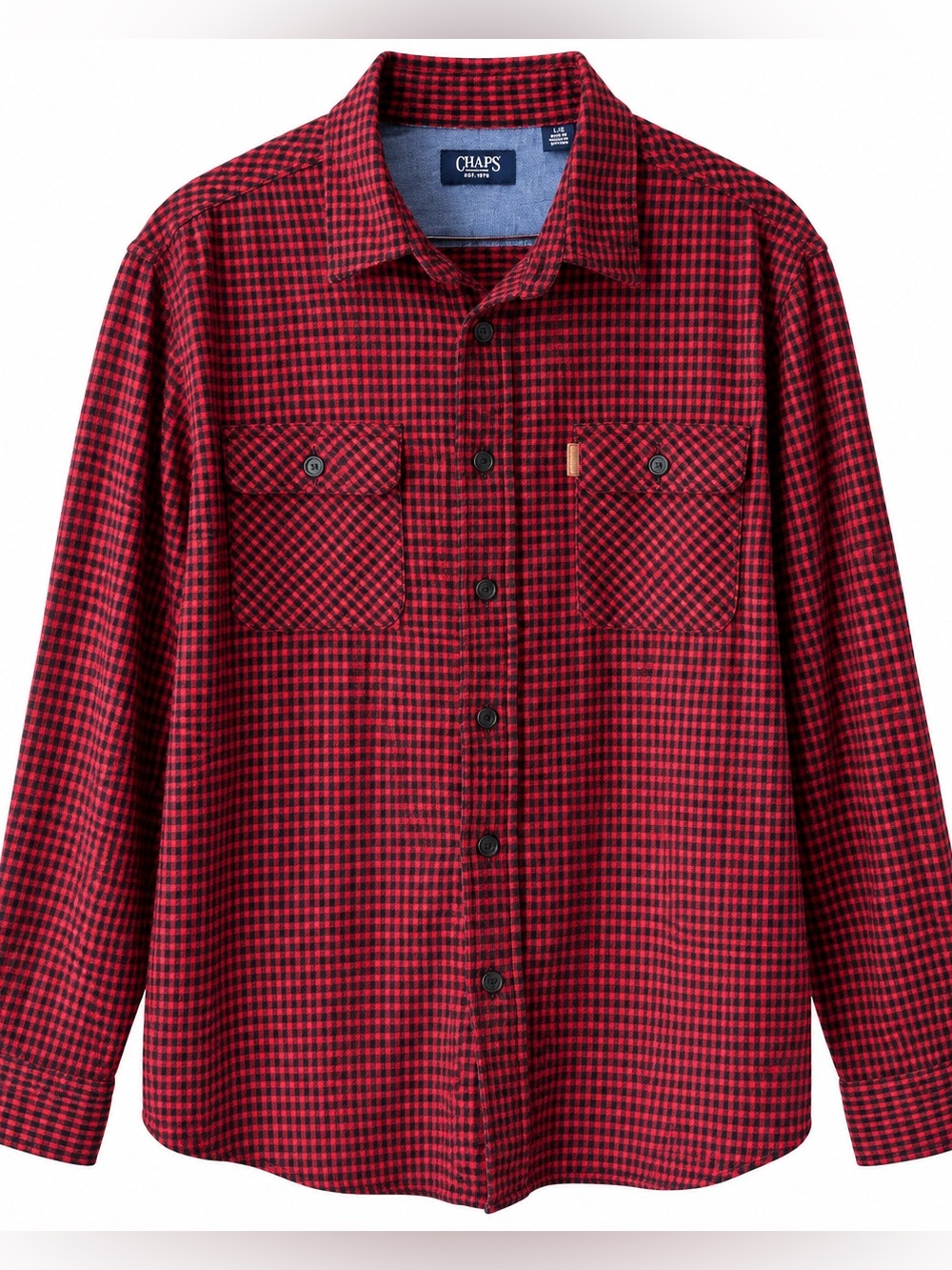 Chaps Ralph Lauren Buffalo Check Button Down L